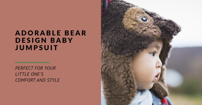 Product Create: Bear Design Long Sleeve Baby Jumpsuit
